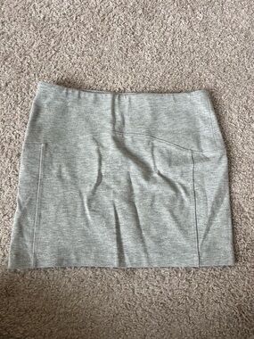 Gray Women's Mini Skirt